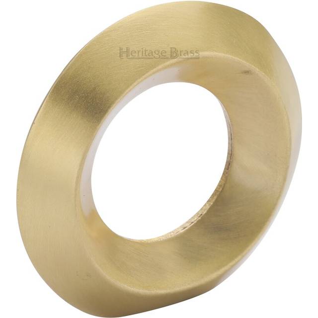 Heritage Cabinet Knob Ring Design 40mm - Satin Brass