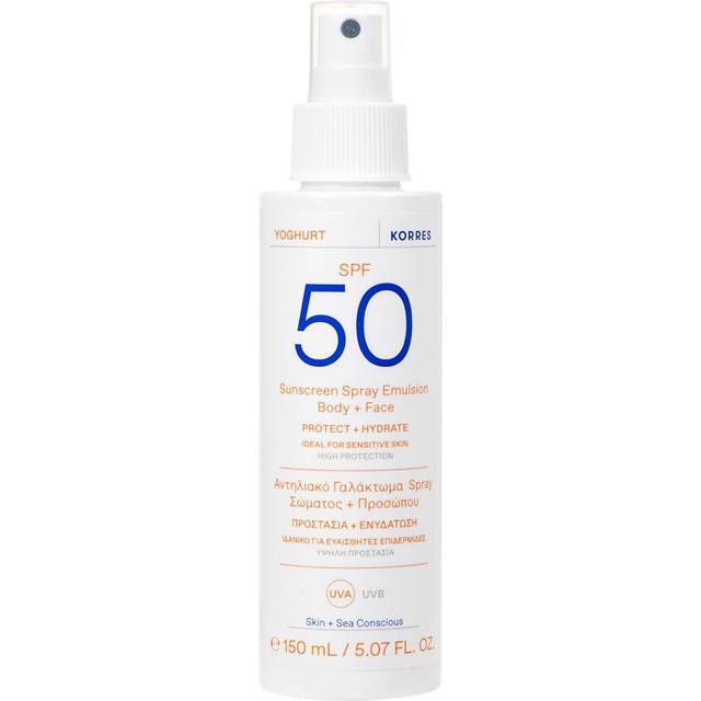 Korres Yoghurt Face and Body Suncream Emulsion Spray SFP50 150ml