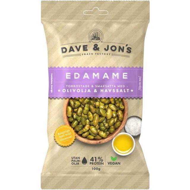 Dave & Jon´s Edamame Olivolja & Havssalt 100g - Multi