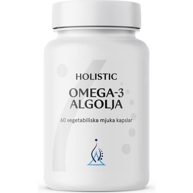 Holistic Omega-3 Vegan Algolja 60 vegetabiliska mjuka kapslar