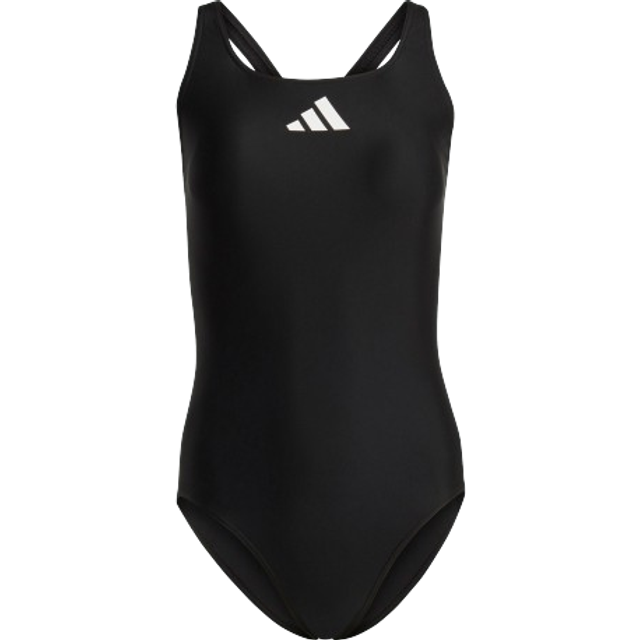 Adidas 3 Bar Logo Swimsuit - Black/White