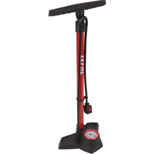 Zefal Profil Max Fp30 Floor Pump 160pis with Gauge - Red/Black