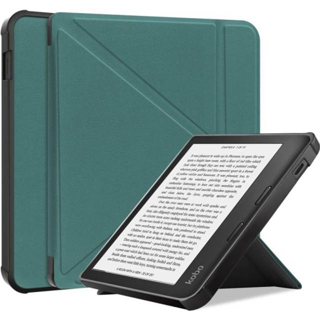 Fodral till Kobo Libra 2 eReader läsplatta - Grön