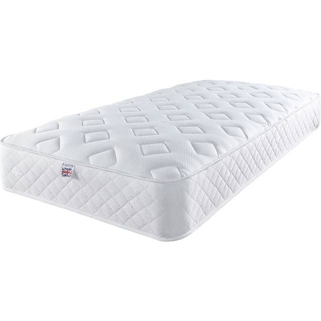 Aspire Comfort Memory Rolled Mattress - White / Single