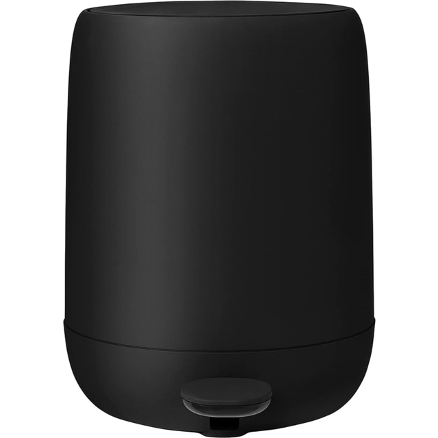 Blomus - Sono Pedal Bin Small  - Papperskorg - Black - H25,5 x L24 x Ø20 cm / 3 L