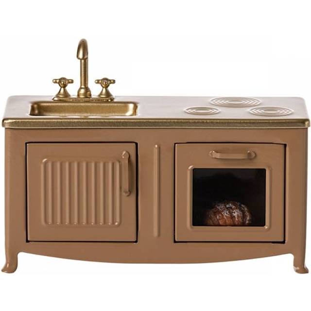 Maileg - Kitchen, Mouse - Leksaker - Light Brown - H7,5 x W14 cm