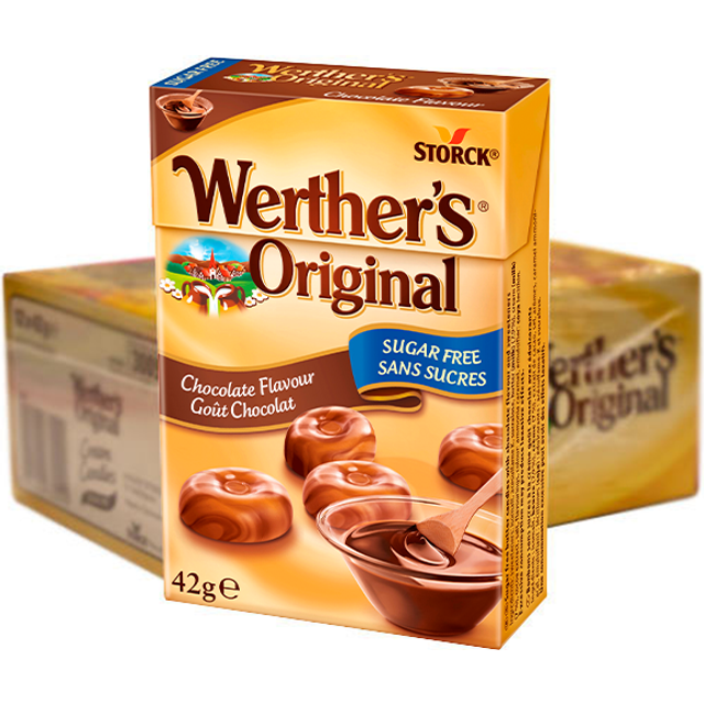 Werthers Choco Sockerfri Storpack - 12-pack