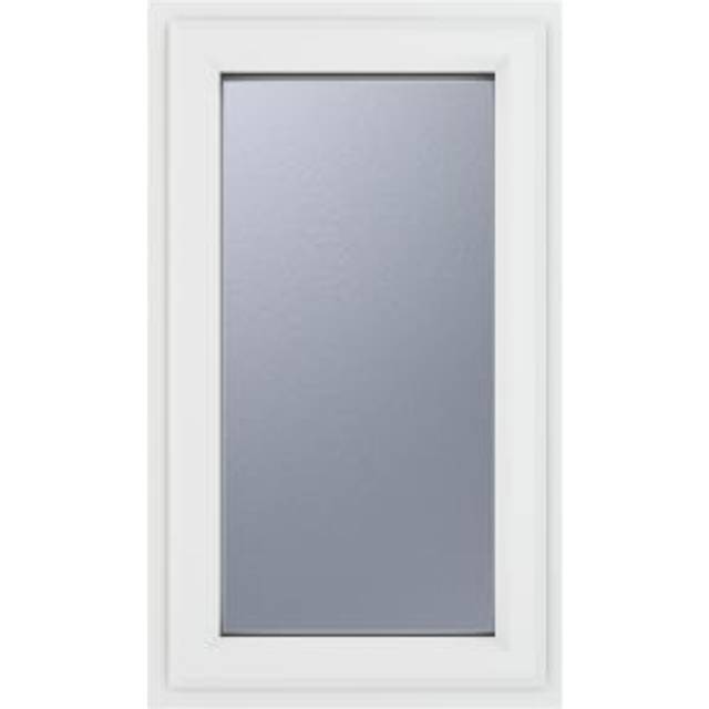 Crystal uPVC Double Glazed Window Right Hand Side Hung White Obscure Glass 610x1040mm - Crystal-Direct - 104 x 61 x 7cm