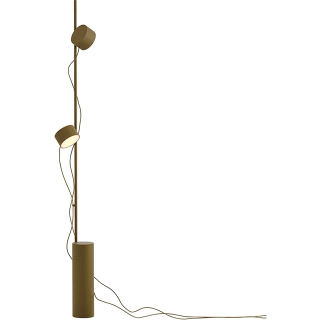 Muuto - Post Floor Lamp Brown Green