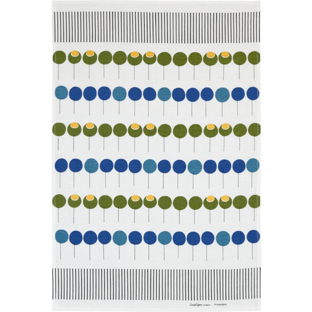Almedahls Pinnebär kökshandduk 47x70 cm Blå-grön