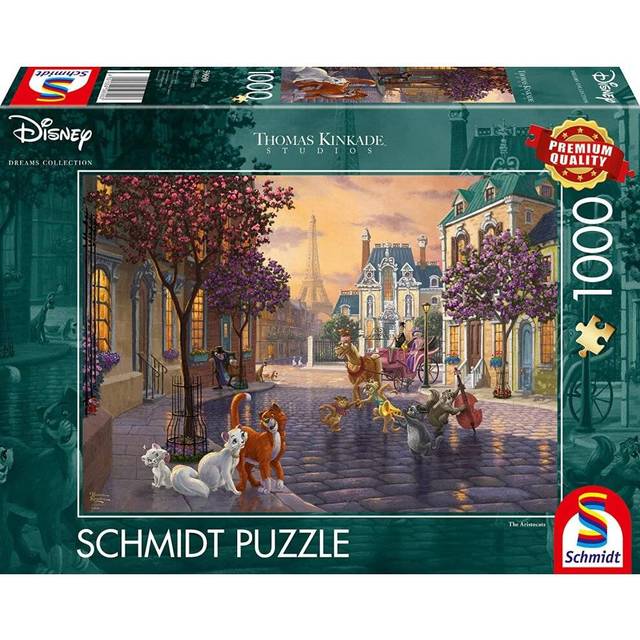 Disney Dreams Collection - The Aristocats by Thomas Kinkade 1000 Piece Schmidt Puzzle