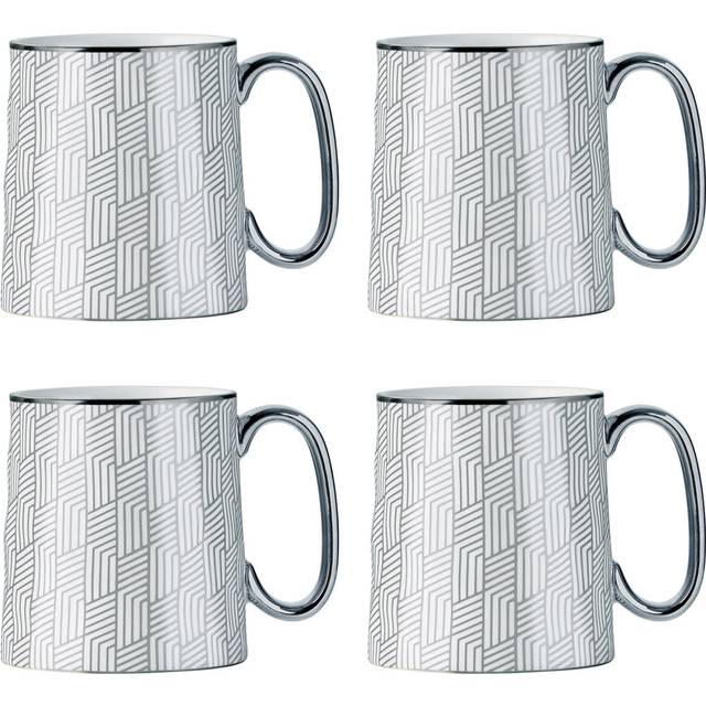 Geo Mugs - Silver (400ml)