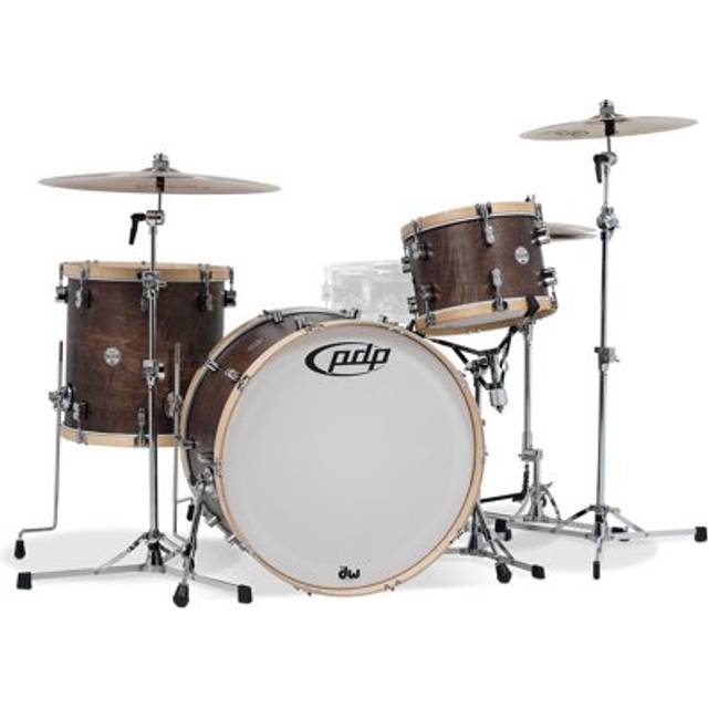 PDP Drums PDCC2413WN Concept Classic Walnut Stain 3-Piece Classic Rock Shell Set