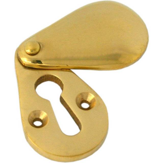From the anvil 83557 polished brass plain escutcheon