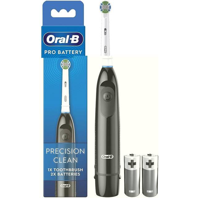 Oral-b pro battery toothbrush - 2 batteries included | black