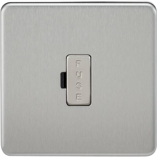 MLA Knightsbridge 13A Fused Spur Unit Brushed Chrome - SF6000BC