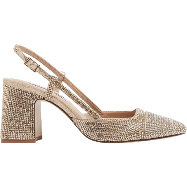 Steve Madden kvinnors Becka Pump, Strass, 6 UK, Strass, 39 EU