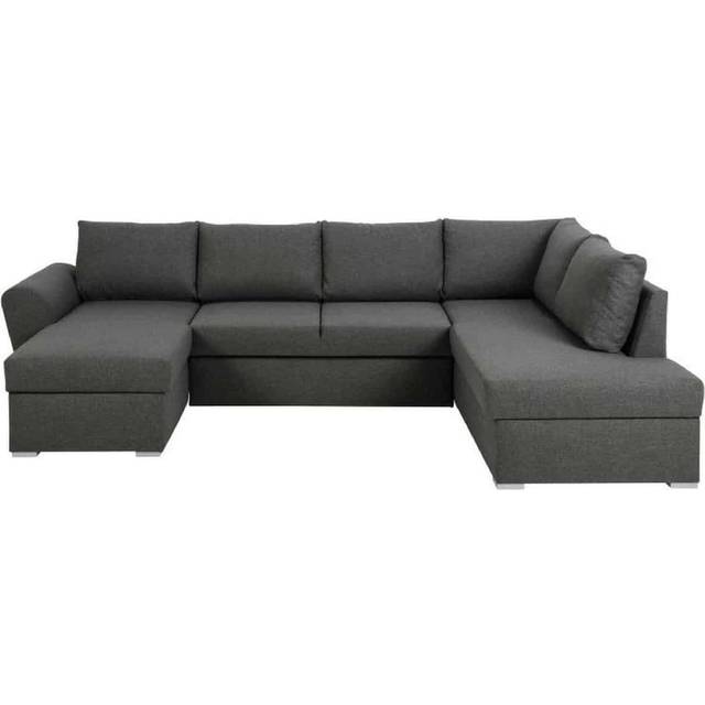 Stanford LUX Grey Sofa 297cm 4 personers