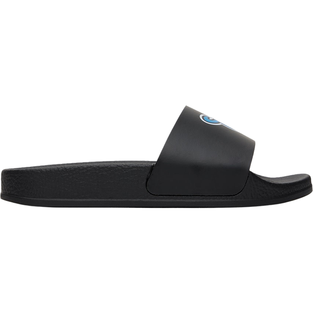 Off-White Kids Black Pool Slides - BLACK GREEN - EU 25