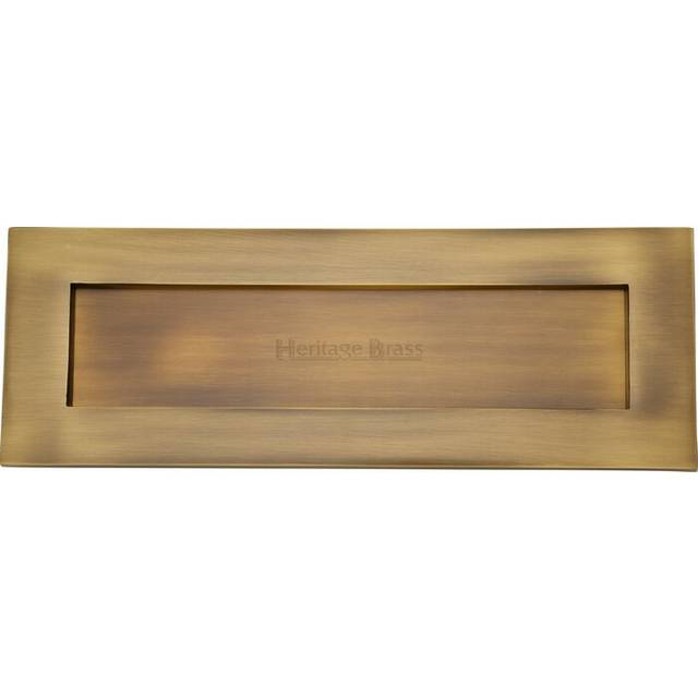 Heritage Letterplate - Antique Brass (12.9 cm H x 41.1 cm W)