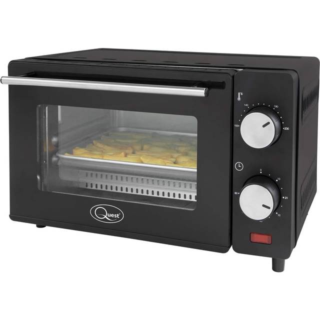 Quest 650W 9 Litre Compact Oven, Black