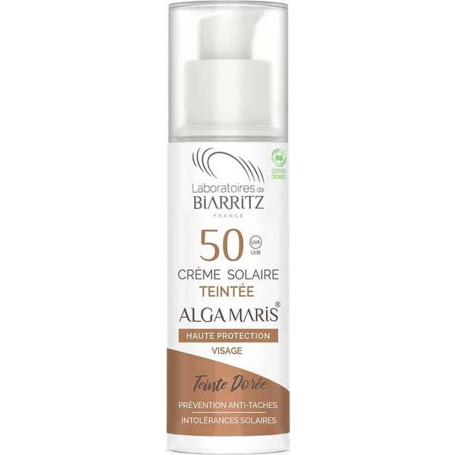 Laboratoires de Biarritz Alga Maris Tinted Face Sunscreen SPF50 Golden, 50 ml