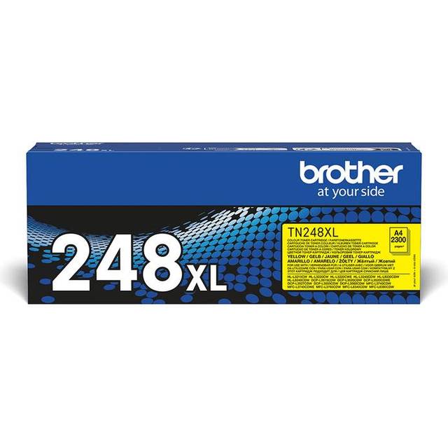 Tonerkassett, ersätter Brother TN-248XL Gul BT248XLY Ersätter BROTHER TN248XLY
