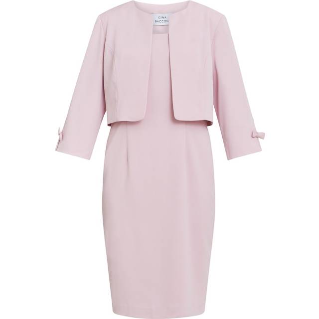 Gina Bacconi Corinne Stretch Crepe Dress & Jacket