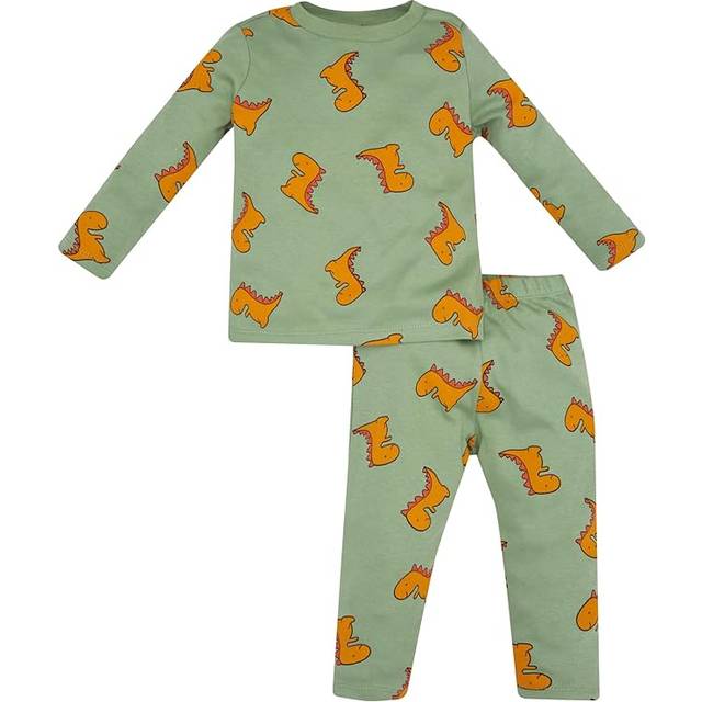 DeFacto Pyjamaset för pojkar, Grön, 4-5 anni