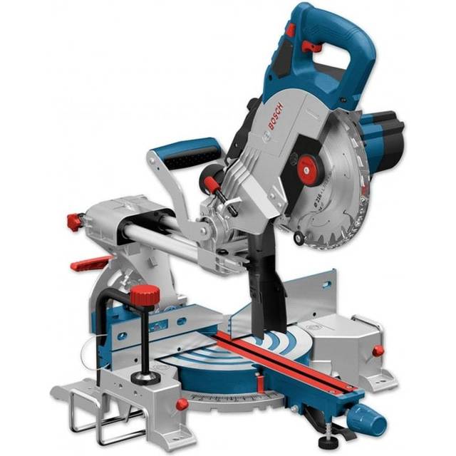 Bosch Gcm 18 V-216 Professional Biturbo 18V Mitre Saw Bare Tool - Silver/Blue