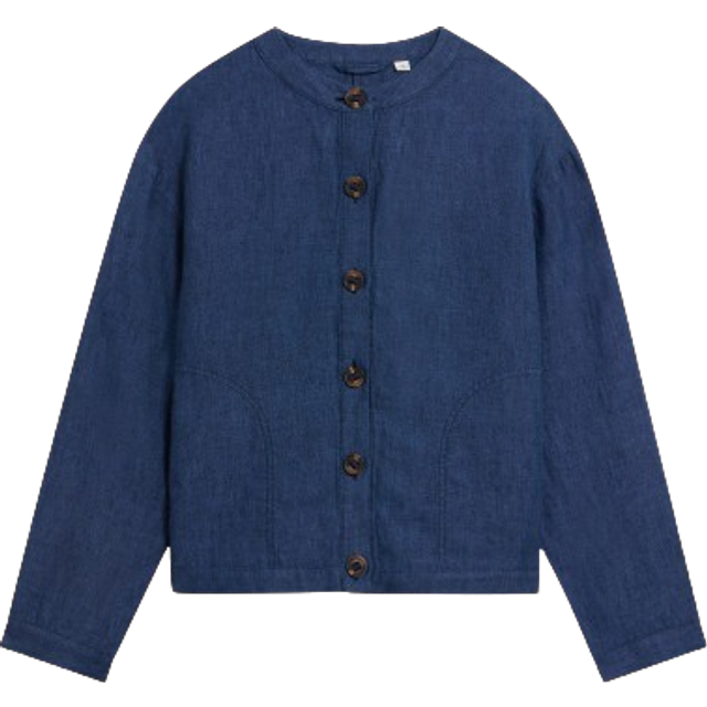 White Stuff Adele Linen Jacket - Green