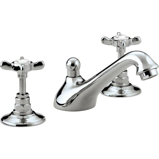 1901 Deck Basin Mixer - Chrome (14cm)
