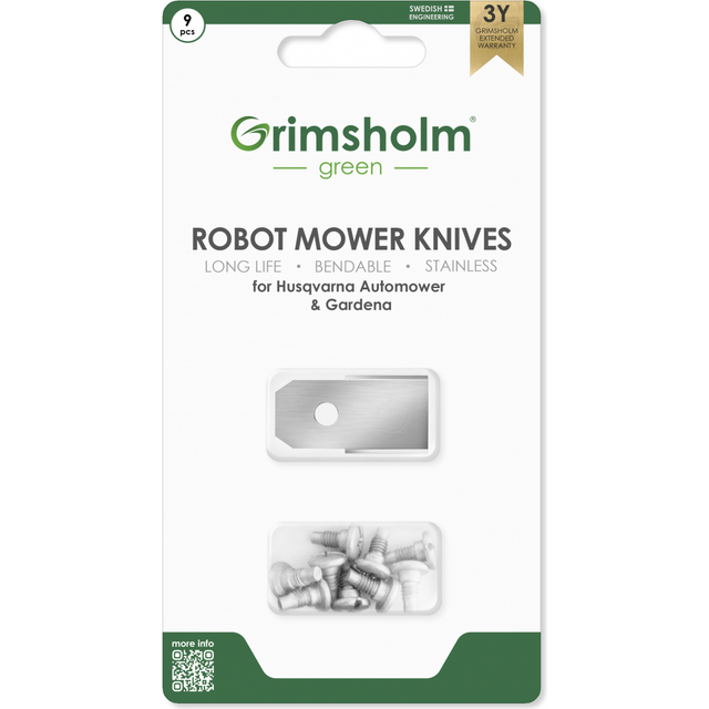 Knivar till Automower, Gardena m.fl, 9-pack - Grimsholm