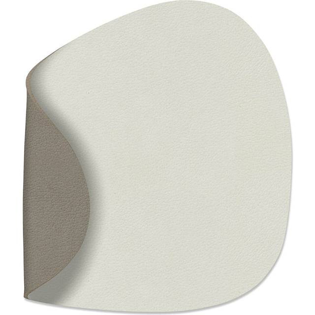 Lind Dna - Curve Vändbart Glasunderlägg 11x13 Cm /flint Grey - Linen