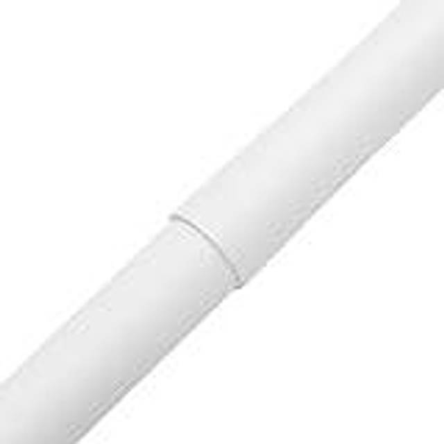 vidaXL Cable Trunkings Ø30 mm 10 m PVC - White