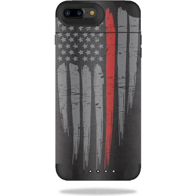 MightySkins MJAIRIP7PL-Thin Red Line Skin for Mophie Juice Pack Air iPhone 7 Plus Case Wrap Cover Sticker - Thin Red Line