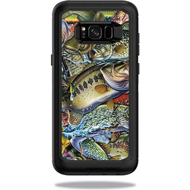 MightySkins OTDSGS8PL-Action Fish Puzzle Skin for Otterbox Defender Samsung Galaxy S8 Plus Case - Action Fish Puzzle