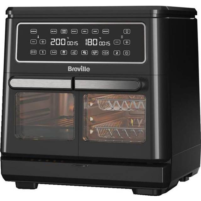 Breville Halo Flexi VDF130 Dual Air Fryer, Black
