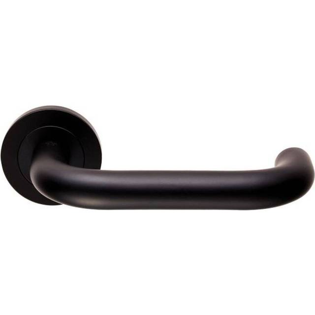 Reesa Latch Right Hand Door Handle - Matt Black (4cm H X 4cm W)