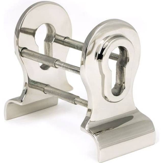 From The Anvil Polished Marine Ss (316) 50Mm Euro Door Pull (back To Back Fixings), Blue