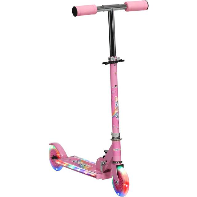 HOMCOM Kids Scooter for Ages 3-7 Years - Pink | TJ Hughes