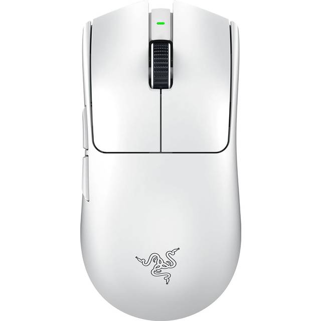 Razer Viper V3 Pro - Ultralätt trådlös Esports Gaming-mus (8K Hz HyperPolling, 55 g lättviktsdesign, Focus Pro Sensor 35K DPI, HyperSpeed Wireless, 95 timmars batteritid) Vit