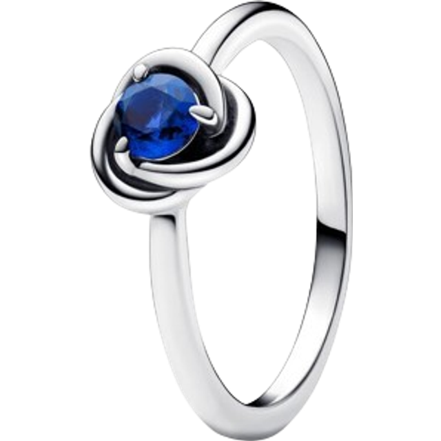 Pandora September Birthstone Eternity Circle Ring - 52 - Blue