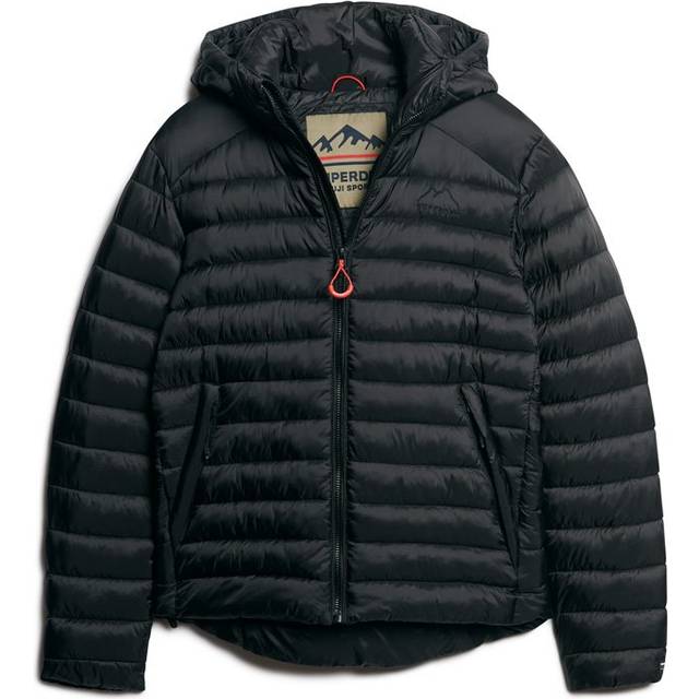 Hooded Puffer Jacket Superdry Fuji Sport - Noir - M