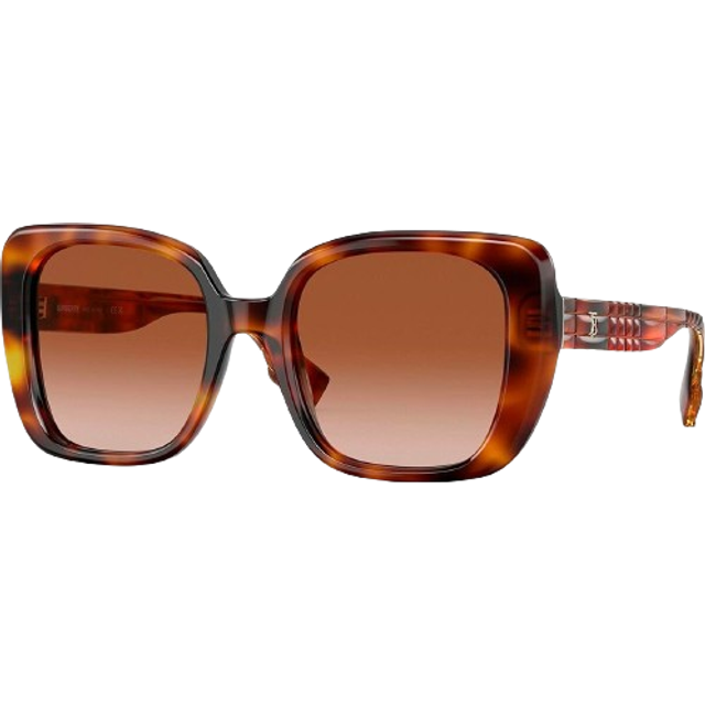 Burberry Helena Brown Gradient Square Ladies Sunglasses BE4371 331613 52 (Dimension: 7.0000x5.0000x3.0000 inches)