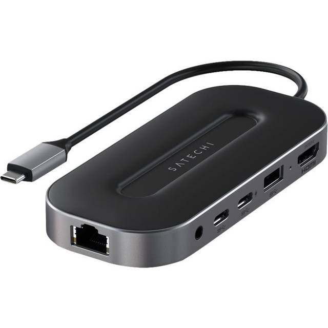 Satechi USB4 Multiport USB-hubb (grå)