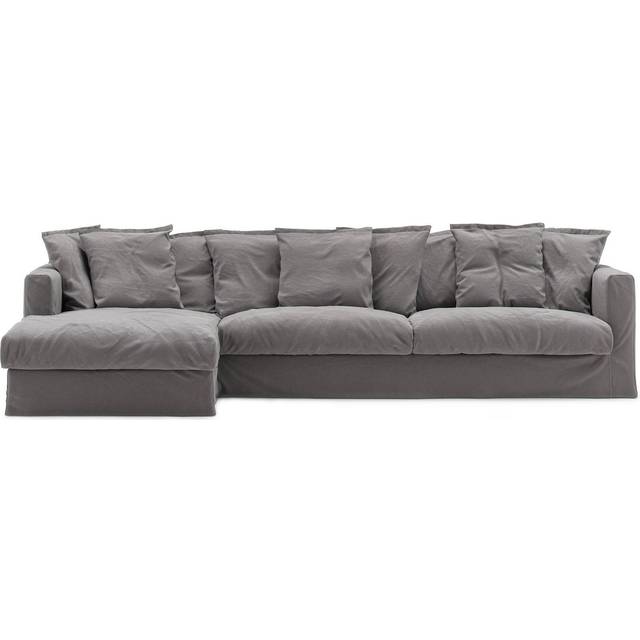 Decotique Klädsel Till Le Grand Air 3-sitssoffa Divan Vänster Grå - Möbelklädsel Bomull Grå - 11001418