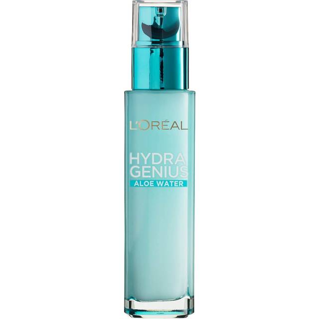 L'Oréal Paris Fuktvätska, Hydra Genius Aloe Vatten, Hydrering och friskhet, För känslig hud, Med Aloe Water och Hyaluronsyra, 70 ml