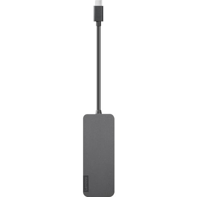 Lenovo 4X90X21427 interface hub USB 3.2 Gen 2 (3.1 Gen 2) Type-C 20000 Mbit/s Gray