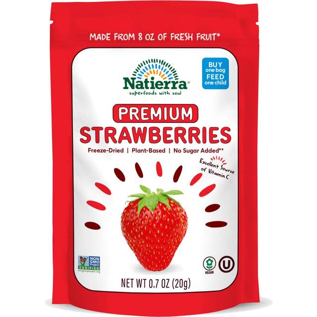 Natierra Premium Freeze-Dried Strawberries 0.7 oz